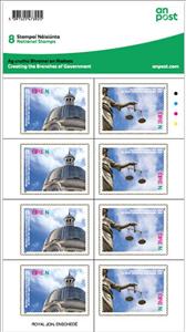 Full Pane, Creation of Government Ministries, Centenary, Ireland,  , Government Buildings, Government Departments, Scales (balance), Statues