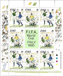 Full Pane, F.I.F.A. World Cup Italy 1990, Ireland,  , Football (Soccer), Special Occasions, Sports