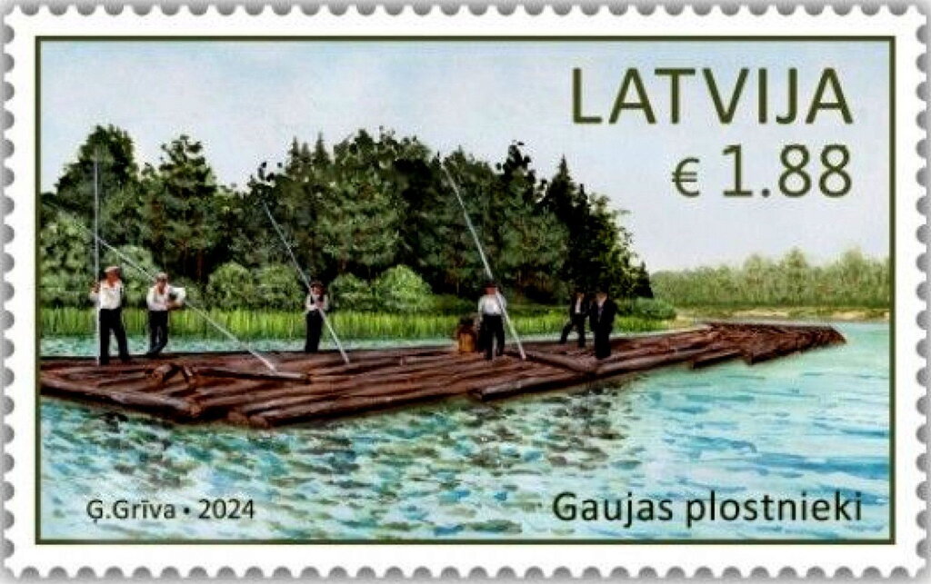 Rafters on Gauja River