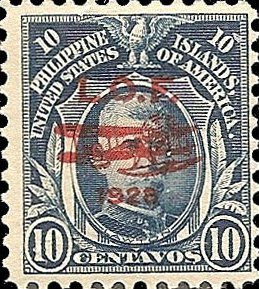 Stamp, Arrival of British pilots in Manila, Philippines,  , Aviation, Aircrafts