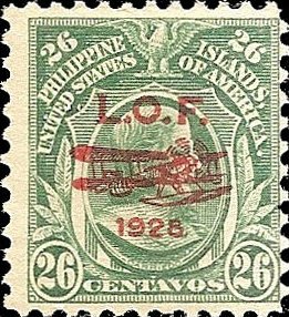 Stamp, Arrival of British pilots in Manila, Philippines,  , Aviation, Aircrafts