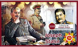 Souvenir Sheet, Great People Joseph Stalin, Liberia,  , Famous People, Heads of State