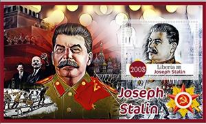 Souvenir Sheet, Great People Joseph Stalin, Liberia,  , Famous People, Heads of State