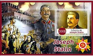 Souvenir Sheet, Great People Joseph Stalin, Liberia,  , Famous People, Heads of State