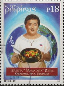 Stamp, Birthday of Teresita Reyes, Philippines,  , Famous People, Women