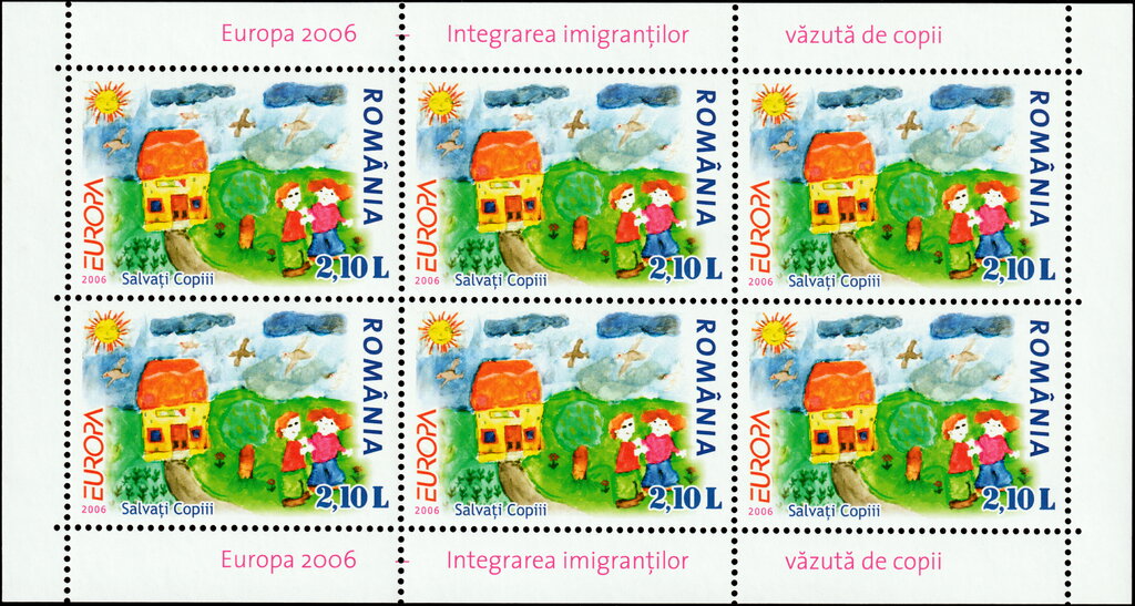 Children in Front of a House
