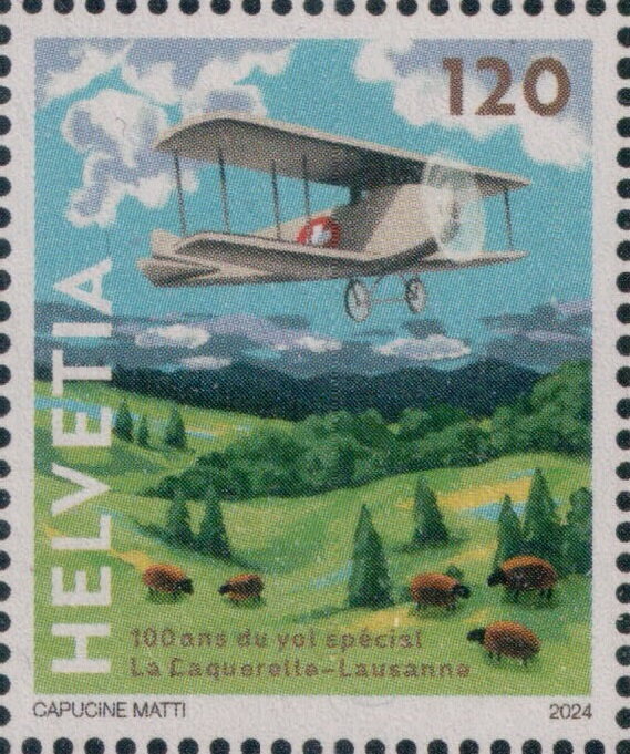 100 years La Caquerelle−Lausanne special flight