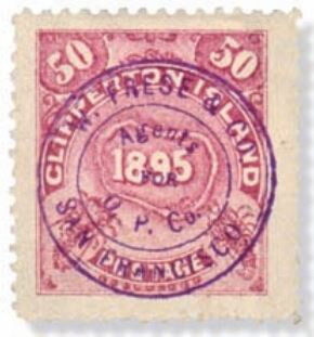 Stamp, Clipperton Atoll, Lobsters, United States of America,  , Crustaceans, Maps
