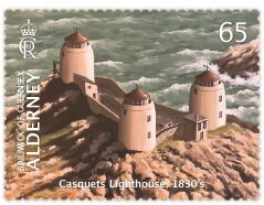 Casquets Lighthouse, 1830's