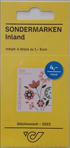 Booklet, Congratulations, Austria,  , Flowers, Greetings, Stylized Plants