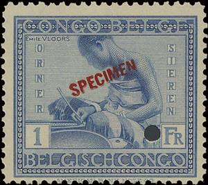 Stamp, Potter - indigenous crafts/skills, Belgian Congo,  , Crafts, Glass and Earthenware