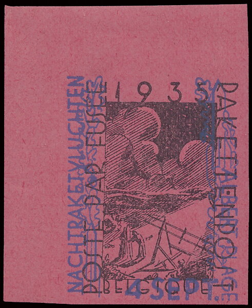 Launching of the Rocket Plane by Night in Duinbergen