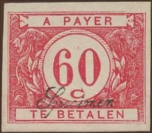 Stamp, Number in Bold, Belgium,  , Numbers