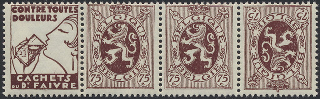 PUB Faivre + Heraldic Lion 75ct Red Brown