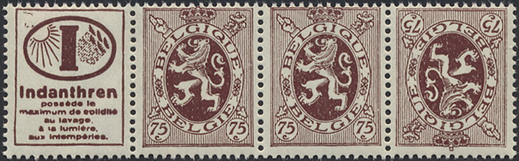 PUB Indanthren + Heraldic Lion 75ct Red Brown