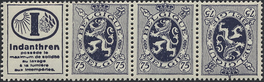 PUB Indanthren Heraldic Lion 75ct Dark Violet