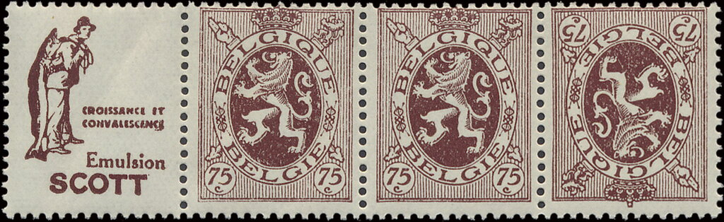 PUB Scott "Croissance" + Heraldic Lion 75ct Red Brown
