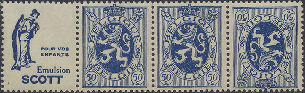 PUB Scott "Pour vos enfants" + Heraldic Lion 50ct