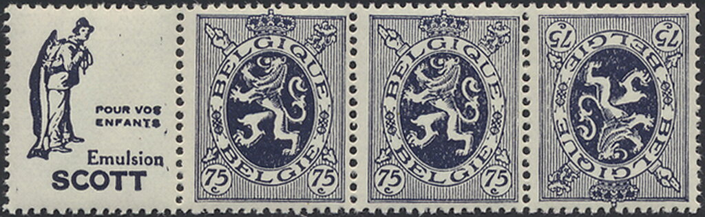 PUB Scott "Pour vos enfants" + Heraldic Lion 75ct DarkViolet