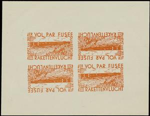 Souvenir Sheet, View of the launch site, Beach Of Duinbergen - Souv. Sheet, Belgium,  , Beaches, Postal Traffic, Rockets, Sea