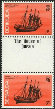 Gutter Pairs, Constellation, 1943, Bermuda,  , Ships, Shipwrecks