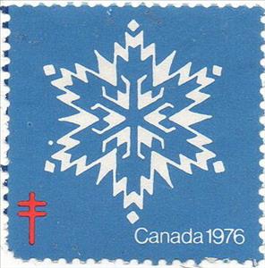 Stamp, Snowflake, Canada,  , Snow, Tuberculosis / TBC
