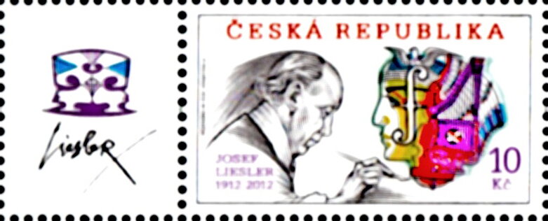 Josef Liesler (1912-2012), Stamp designer