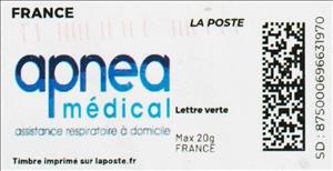 Stamp, Apnea Medical, France,  , Healthcare