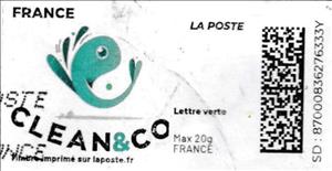Stamp, Clean&Co, France,  , Logos, Stylized Animals