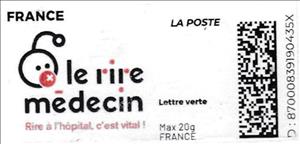Stamp, Rire Medecin, France,  , Charity, Healthcare