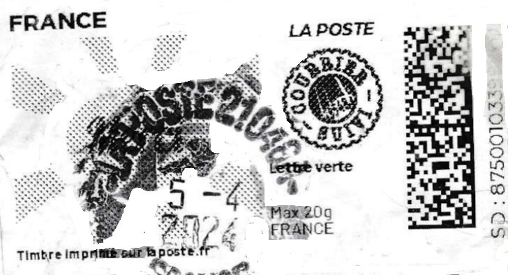 Thanks .Sunburst in grey. Merci. Redesign Courrier Suivi