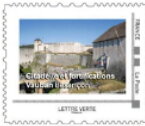 Stamp, Vauban Citadel Fortifications Besancon, France,  , Fortresses / Strongholds, Historic Sites, Tourism, UNESCO World Heritage Sites