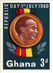 Stamp, President Kwame Nkrumah, Ghana,  , Heads of State