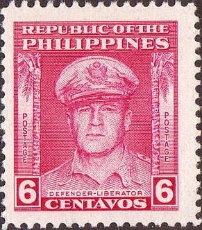 Stamp, General Douglas MacArthur (1880-1964), Philippines,  , Uniforms, Generals