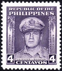 Stamp, General Douglas MacArthur (1880-1964), Philippines,  , Uniforms, Generals