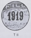 Cinnabar overprint: '1919 Baranya'