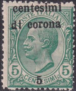 Stamp, General Issue, Italy - Occupation of Trentino and Venezia-Giulia,  , Famous People, Heads of State, Kings, Men, Royalty