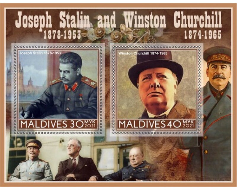 Great People Joseph Stalin and Winston Churchill