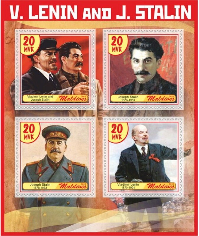 Great People Vladimir Lenin and Joseph Stalin
