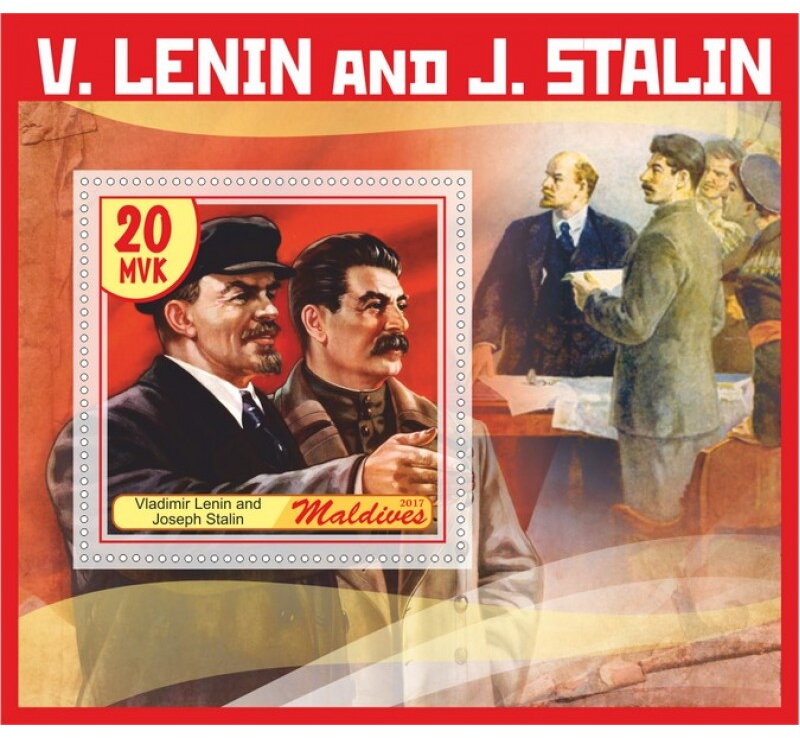 Great People Vladimir Lenin and Joseph Stalin