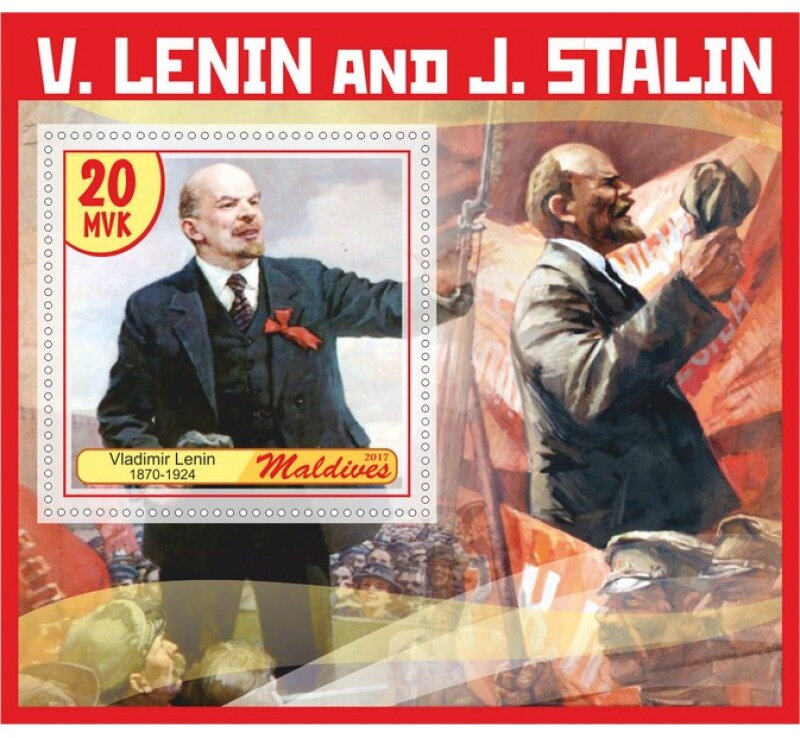 Great People Vladimir Lenin and Joseph Stalin