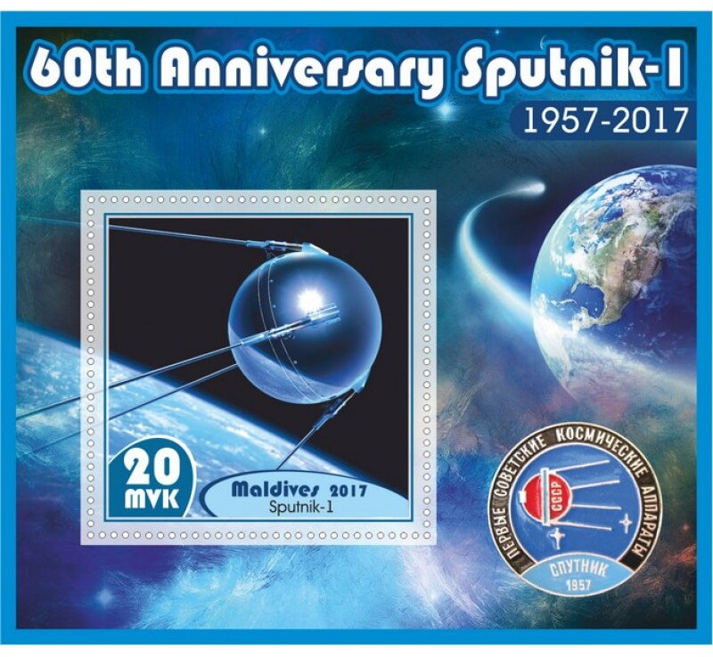 Space 60th Anniversary Sputnik-1