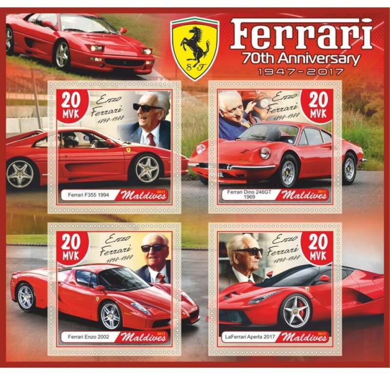 Transport Ferrari 70th Anniversary