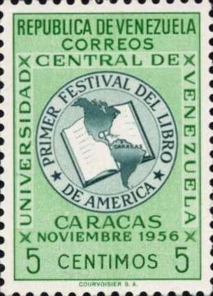 Book And Flag From American Countrys