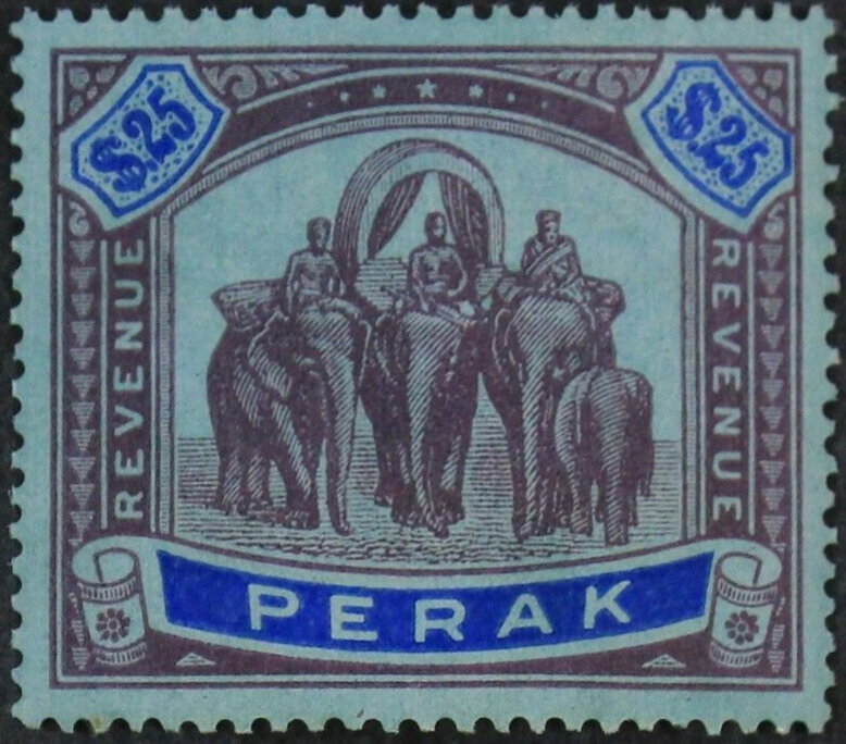 Asian Elephant (Elephas maximus) with Howdah