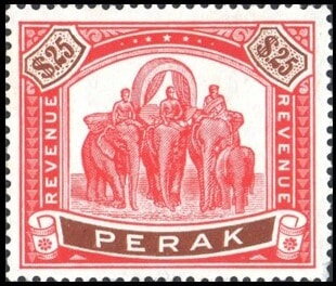 Asian Elephant (Elephas maximus) with Howdah