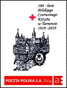 Stamp, 100th anniversary of the Polish Red Cross in Tarnów 1919-201, Poland,  , Red Cross and Red Crescent