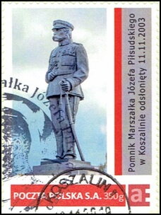 The monument to Marshal Józef Piłsudski in Koszalin unveiled