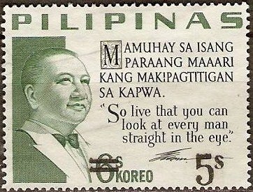Stamp, Elpidio Rivera Quirino (1890-1956), Philippines,  , Heads of State, Politicians