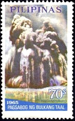 Taal volcano eruption